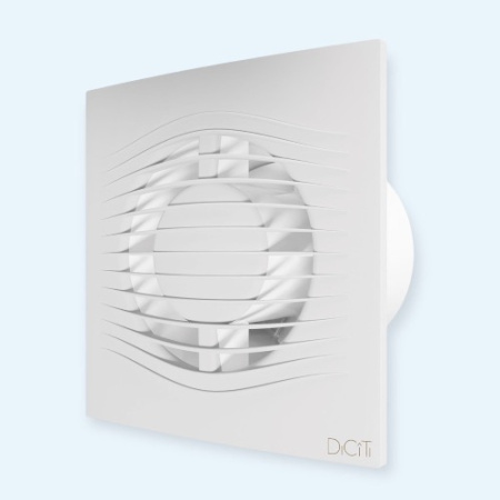 SLIM 5C Matt white DICITI Вентилятор накладной D125 обр.клапан SLIM 5C Matt white DICITI Вентилятор накладной D125 обр.клапан